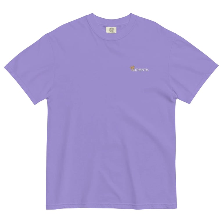 Authentic Design garment-dyed heavyweight t-shirt Authentic Goods Co.